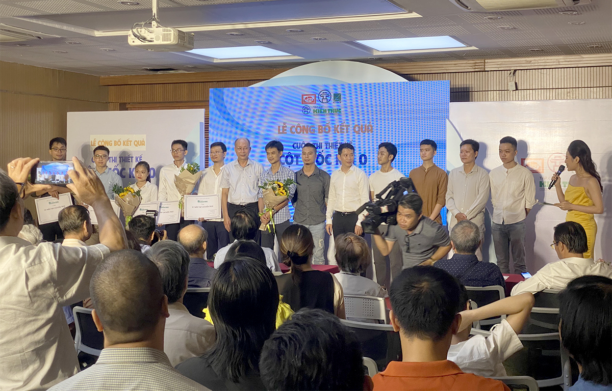 Trường Đại học Kiến trúc Hà Nội giành giải Nhất cuộc thi Thiết kế Công trình Cột mốc Km0