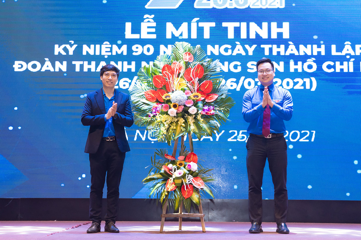 Lễ Mít tinh kỷ niệm 90 năm thành Lập Đoàn TNCS Hồ Chí Minh của Đoàn trường Đại Học Kiến trúc Hà Nội (26/03/1931 -26/03/2021)