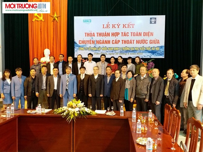 Đại học Kiến trúc và CTCP cấp nước Nam Định hợp tác toàn diện ngành nước