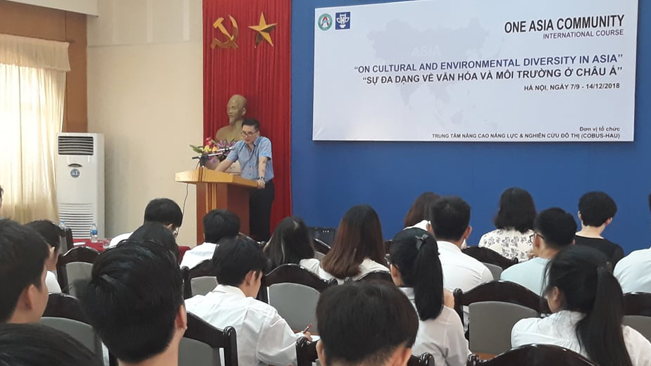 Khai giảng khóa học “On cultural and environmental diversity in Asia 2018”