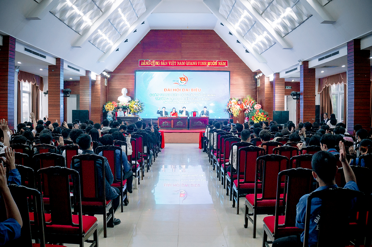 Đại hội Đại biểu Đoàn TNCS Hồ Chí Minh Trường Đại học Kiến Trúc Hà Nội lần thứ XXII, nhiệm kỳ 2020 - 2022