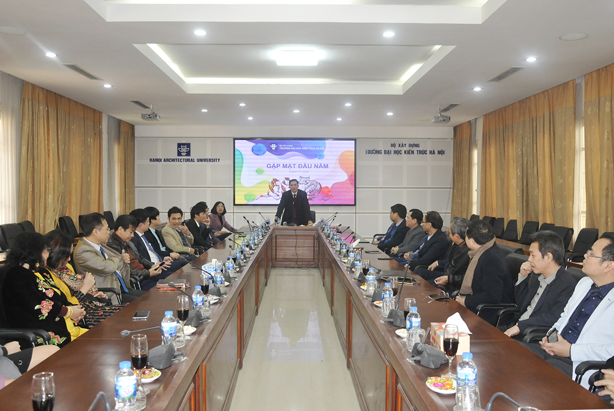 Trường Đại học Kiến trúc Hà Nội gặp mặt đầu xuân Canh Tý 2020