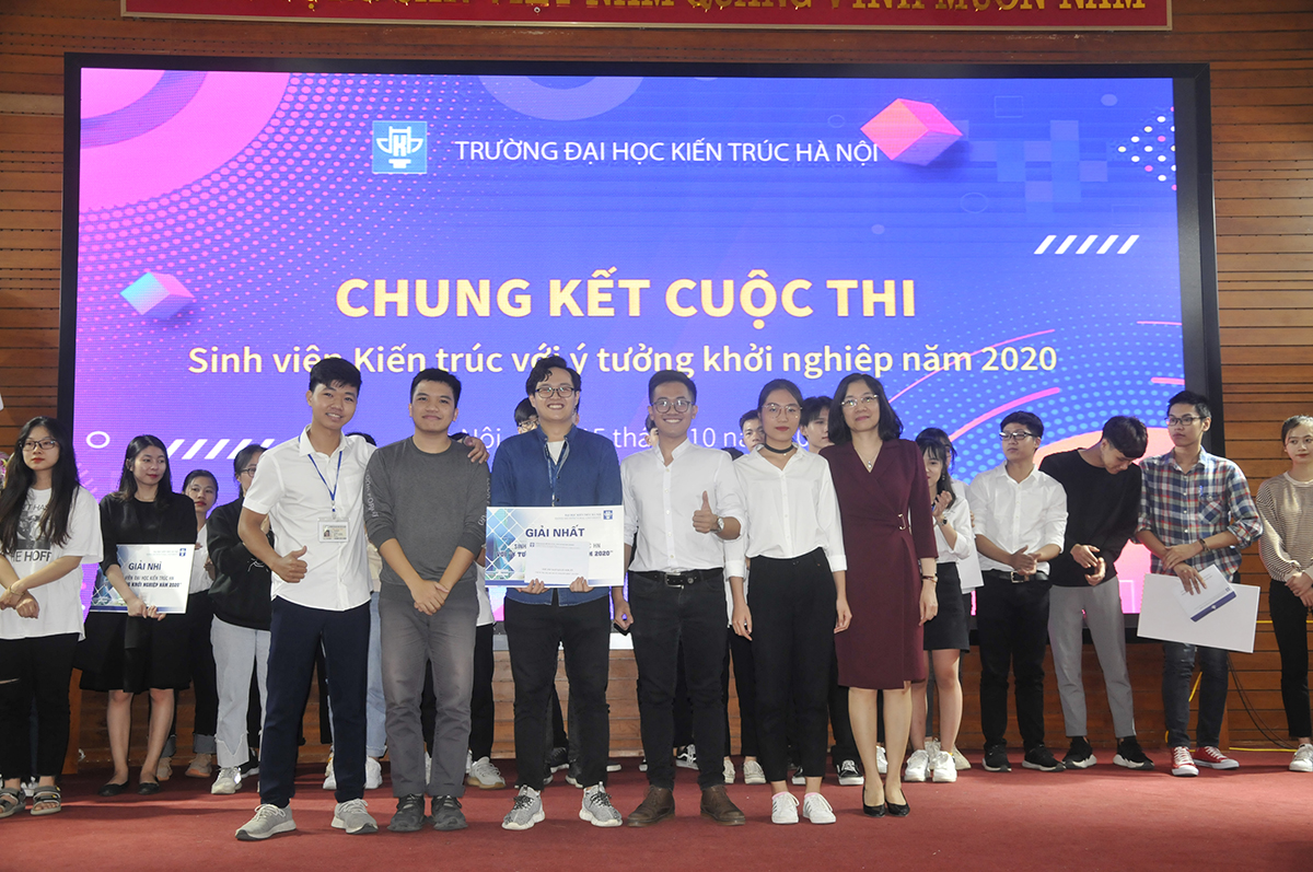 Dự án của sinh viên Đại học Kiến trúc Hà Nội được lựa chọn vào Vòng Chung kết SV.Startup 2020