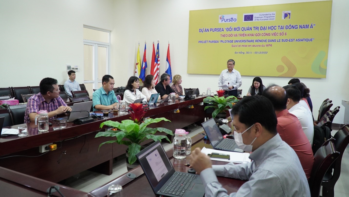 Họp đánh giá giữa kỳ các hoạt động của Dự án PURSEA “Đổi mới quản trị đại học tại Đông Nam Á”