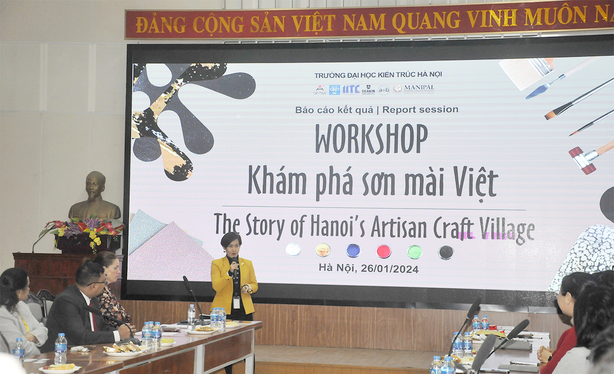 Báo cáo kết quả workshop “Khám phá sơn mài Việt”