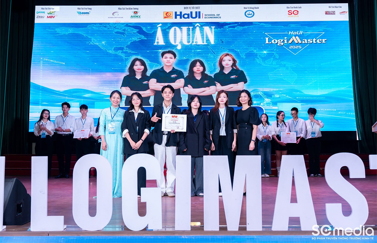 Dấu ấn hành trình chinh phục tri thức của sinh viên Trường Đại học Kiến trúc Hà Nội tại cuộc thi HAUI LOGIMASTER 2025