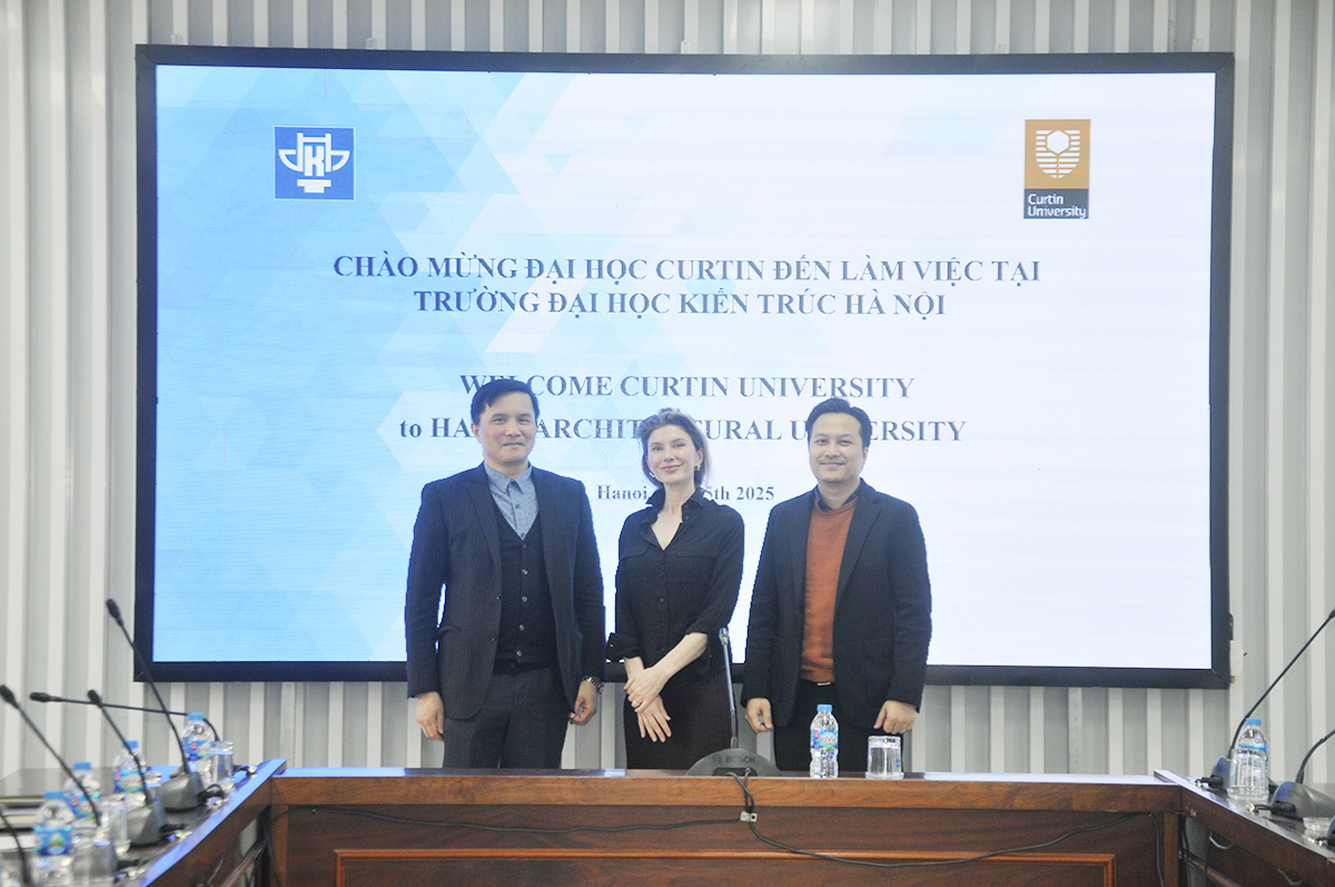 Nhiều cơ hội cho sinh viên, học viên và giảng viên Trường Đại học Kiến trúc Hà Nội theo học các chương trình liên kết với Đại học Curtin Úc