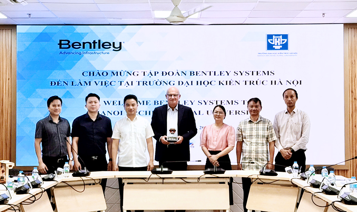 Hợp tác chiến lược giữa Trường Đại học Kiến trúc Hà Nội và Tập đoàn Bentley Systems: Cơ hội tiếp cận hệ sinh thái phần mềm bản quyền miễn phí dành riêng cho sinh viên